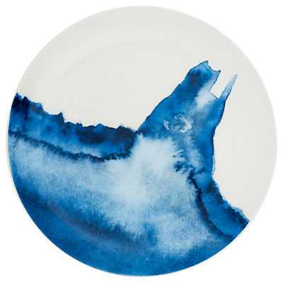 Rick Stein Coves of Cornwall Hawker's Cove Side Plate, Blue/White, Dia.21cm Rick Stein Coves of Cornwall Hawker's Cove Side Plate, Blue/White, Dia.21cm